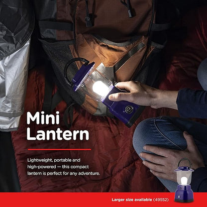 Enbrighten LED Mini Camping Lantern, Battery Powered, 200 Lumens, 40 Hour Runtime, 3 Modes, Night Light for Kids, Ideal for Hiking, Outdoors, Emergency, Snow, Hurricane and Storm