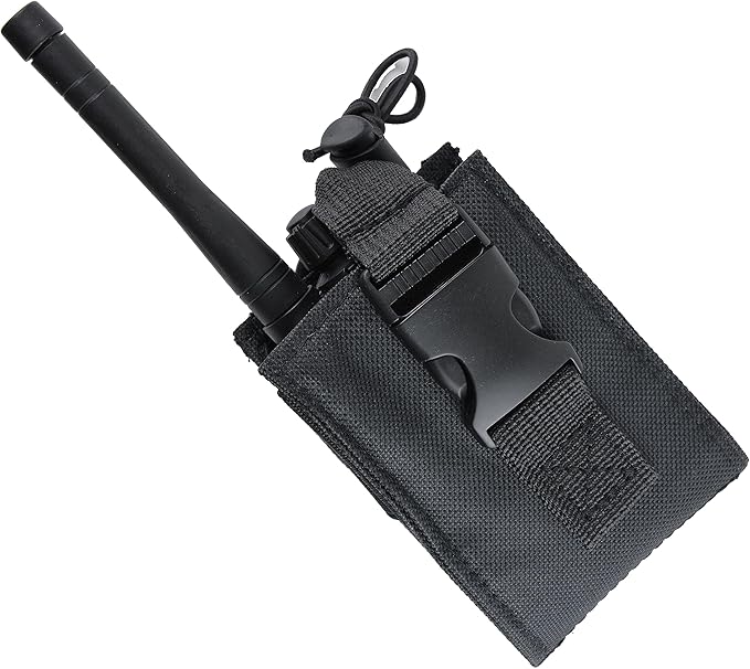 Portable Radio Holster Radio Holder Bag Tactical Radio Holder Pouch for Outdoor,Camping, Exploring, Hunting, Climbing