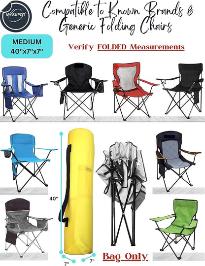 Replacement Bag for Folding Camping Chair, Portable Camp Chair, Hammock, Yoga Mat, Umbrella, Tents, Tripods, Fishing Poles - 420D Oxford Polyester Fabric