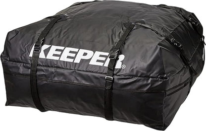 Keeper 11 Cubic Feet Weatherproof Rooftop Cargo Bag, Rooftop Cargo Carrier Bag, for All Vehicle Roof Racks