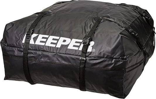 Keeper 11 Cubic Feet Weatherproof Rooftop Cargo Bag, Rooftop Cargo Carrier Bag, for All Vehicle Roof Racks