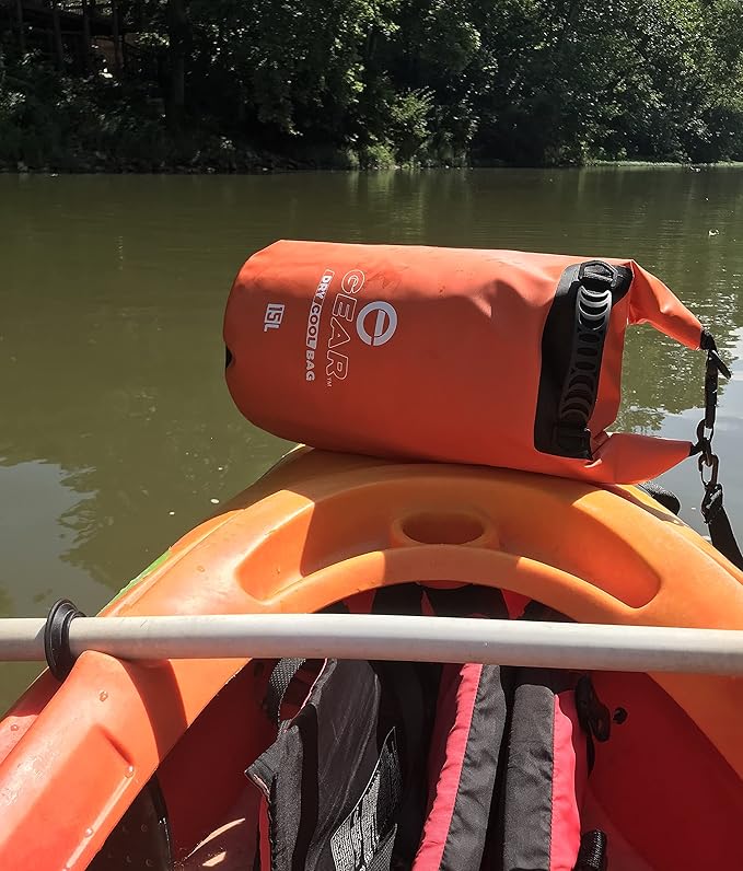 Dry Bag Floating Cooler - Roll Top Insulated Backpack – Portable, Collapsible, Waterproof with Padded Shoulder Strap - Perfect for Kayaking Fishing Beach Hiking -15L