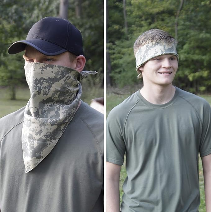 $averPak BodyForge & InsectGuard - Permethrin Treated Insect Repellent Bandana Face Mask Headband