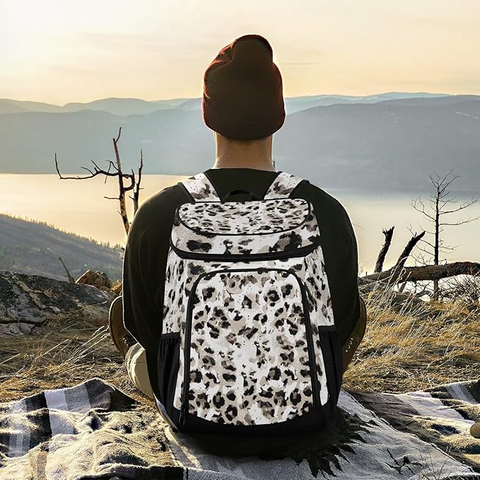 Cooler Backpack Insulated Leak Proof Beach Cooler Bag 30 Cans Waterproof Lightweight Soft Lunch Picnic Cooler for Men Women