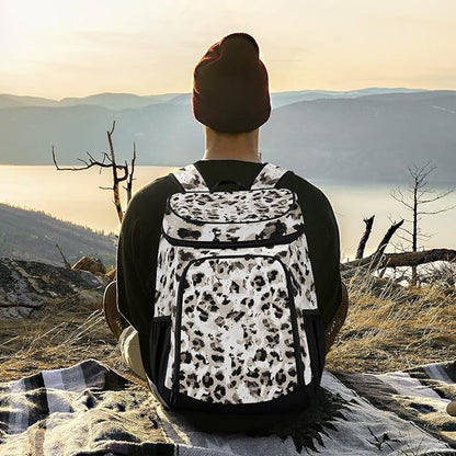 Cooler Backpack Insulated Leak Proof Beach Cooler Bag 30 Cans Waterproof Lightweight Soft Lunch Picnic Cooler for Men Women