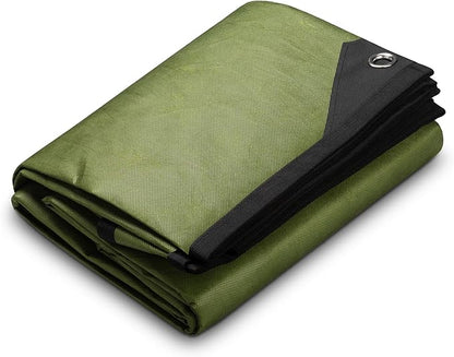 Arcturus XL Heavy Duty Survival Blanket – Insulated Reflective Thermal Camping Tarp - 8.5 FT x 12 FT (Olive Green)