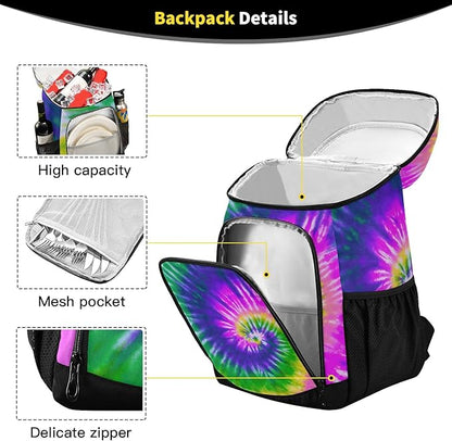 Cooler Backpack Insulated Leak Proof Beach Cooler Bag 30 Cans Waterproof Lightweight Soft Lunch Picnic Cooler for Men Women