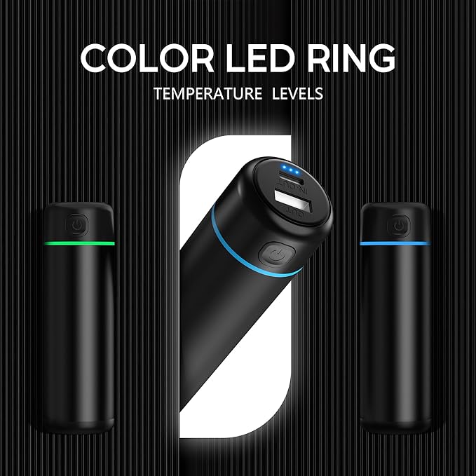 Rechargeable Hand Warmers, Electric Portable Hand Warmer, Split USB-C, Cool Cute Stuff Gadgets, Camping/Travel Essentials & Stocking Stuffers Gifts