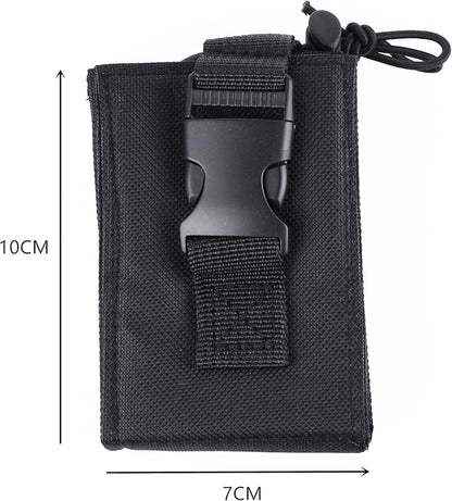 Portable Radio Holster Radio Holder Bag Tactical Radio Holder Pouch for Outdoor,Camping, Exploring, Hunting, Climbing