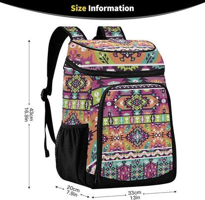 Cooler Backpack Insulated Leak Proof Beach Cooler Bag 30 Cans Waterproof Lightweight Soft Lunch Picnic Cooler for Men Women