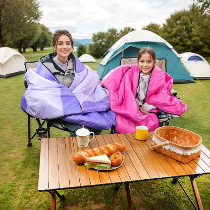 Cotton Flannel Liner Sleeping Bag for Adults Teens Kids, Cold Weather &Warm, 3 Seasons, Lightweight Compact Camping Essentials Equipment, Hiking, Outdoor, Travel