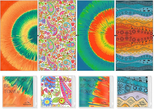 Your Choice Microfiber Beach Towels, Sand Free Beach Towel, Quick Dry Beach Towel, Extra Large Beach Towels for Adults, Kids (67x35 Inch, 60x30 Inch), Travel Towel, Camping Towel