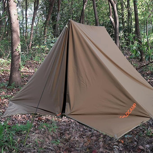Waterproof Camping Tarp，70D Nylon 10X13.2ft Hammock Rain Fly ，UV 50+ and PU15000mm Tent Tarp Shelter Canopy，Heavy Duty Multifunctional Sun Shade or Rain Fly Essentials for Hiking (118 * 118 in)