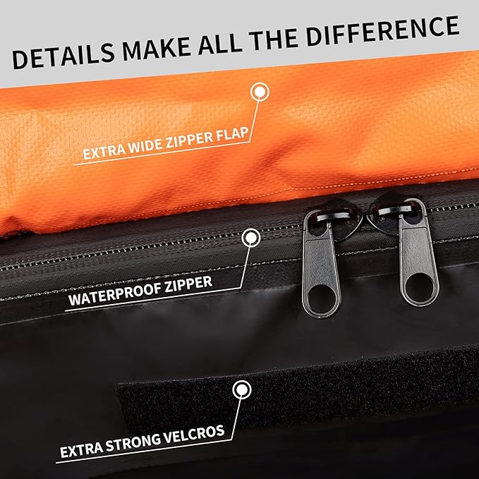 Car Rooftop Cargo Carrier Bag, 21 Cubic Feet Waterproof Heavy Duty 720D Car Roof Cargo Carrier for All Vehicle with/Without Racks - Storage Bag, Anti-Slip Mat,4 Door Hooks & 2 Extra Straps