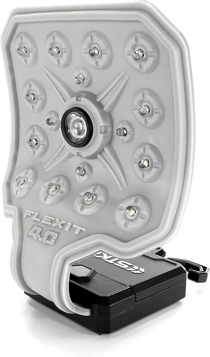 STKR Concepts FLEXiT 4.0 Flashlight - 400 Lumens Flexible Flashlight, White (345)
