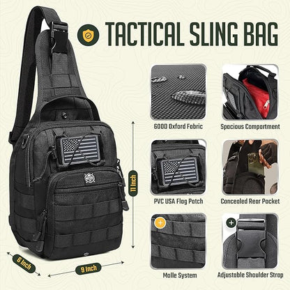 Monterra Survival Kit, 265 Pcs, Emergency Gear and Supplies, First Aid, Bug Out Go Bag, EDC, Molle System Backpack, Hiking, Camping, Outdoor Accessories, Hunting Gifts for Men.