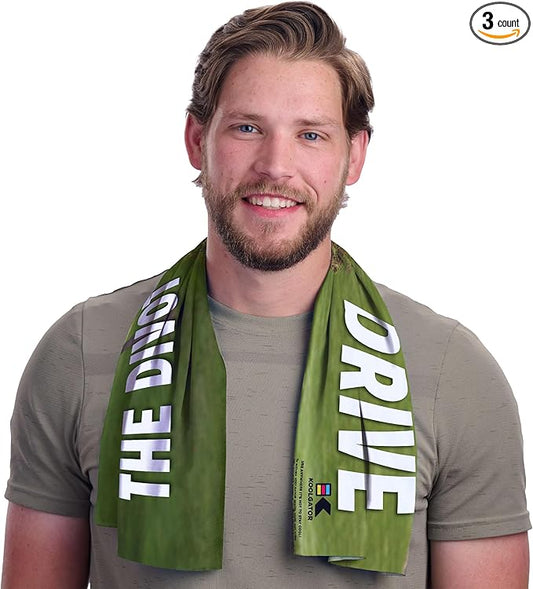 KOOLGATOR SPF 30 Cooling Towel for Face & Neck - Cooling Towels for Sports, Athletes, Gym, and Hot Weather - Men, Women & Kids
