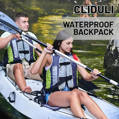 Waterproof Dry Bag,Roll Top Coastal Summer Beach Coral Small Waterproof Backpack 5L/10L/20L Floating and Lightweight Bags for Kayaking, Boating, Fishing, Swimming and Camping