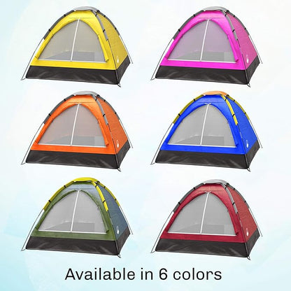 2 Person Camping Tent with Rain Fly and Carrying Bag