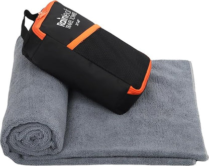 Rainleaf Microfiber Travel Towel Quick Dry Swimming Towel Ultra-Compact,Super Absorbent,Washcloths for Bathroom, Shower,Camping,Backpacking