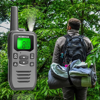 Rechargeable Walkie Talkies for Adults with 36 Channels, Long Range Two-Way Radio Walkie Talky with NOAA Weather Alerts, Emergency Radio for Camping Hiking Gear