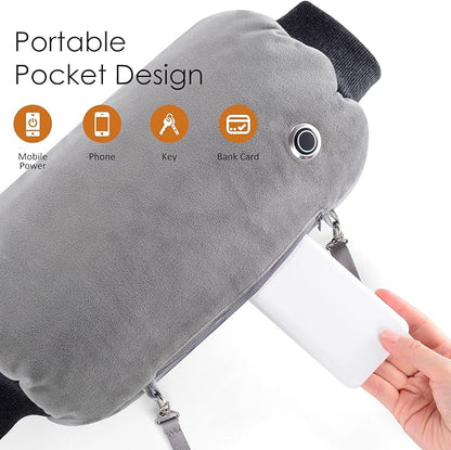 Hand warmers Rechargeable, Portable Graphene Heated Gloves Handwarmers Bag with 10000MAH Power Bank,2 Heating Area&3 Heat Modes, Fast Electric Heating Pouch for Women,Kids, Hunting,Camping&Xmas Gifts