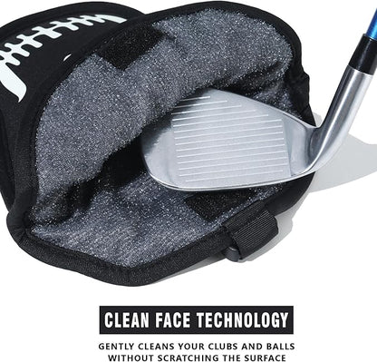 Golf Club Cleaner & Golf Ball Cleaning Bag, Golf Cart Accessories for Men, Washing Machine, Green Clean, Clubs Waterproof & Dry Exterior Bags, Funny Washer Tool, for Golfers