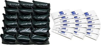 Adventurer Resealable Disposable Urinal for All Genders, Adults, and Children (18 Pack) Designed for Emergencies, Travel, Camping, Long Car Rides, and More - 28oz/800ml Capacity (TJ1C)