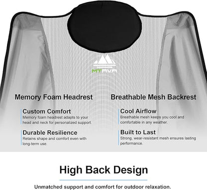 Camping Chairs for Adults, Supports 600 Lbs Lightweight Folding Camping Chair, Collapses to Size of Water Bottle Portable Camping Chair for Outdoor, Beach, Lawn, Travel, Picnics