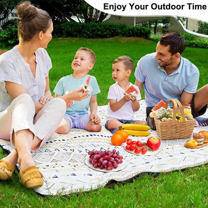 ICOSY Picnic Blankets Beach Blanket, Waterproof Outdoor Blanket Sandproof Picnic Camping Mat Camping Essentials 78" x 59"