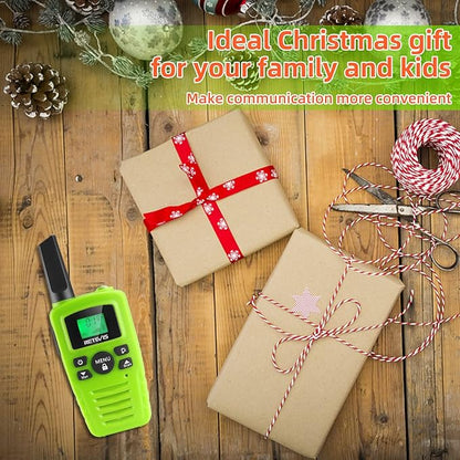Retevis RA35 Walkie Talkies, Long Range Two Way Radios, Easy to Use, Clear Sound Flashlight Keypad Lock VOX, Toddler Walkie Talkie for Boys Girls, Family 2 Way Radio for Biking, Hiking, Cruise 2 Pcs