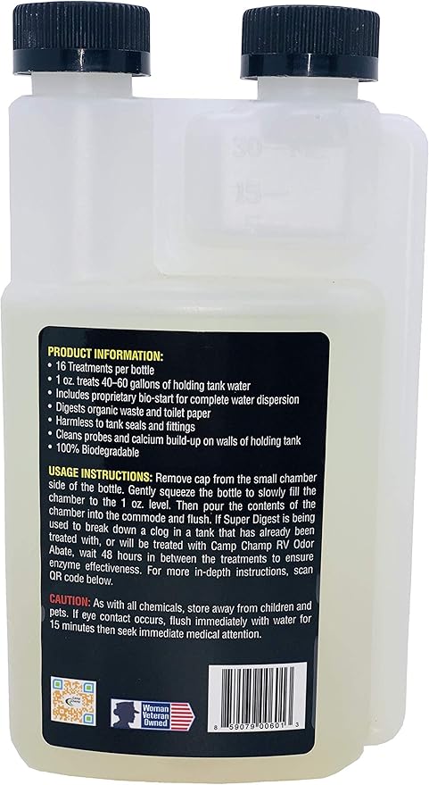 (16oz - Strongest Enzyme Blend on the Market!! Liquefies all organic waste in your holding tanks!