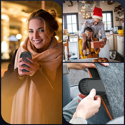 Hand Warmers Rechargeable, SECHKISS 2-Pack 5000mAh Reusable Portable Hand Warmer, 2 in 1 Electric Pocket Warmer Great for Outdoor, Hunting, Golf, Camping, Warm Gifts for Women Men…