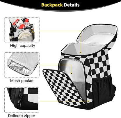 Cooler Backpack Insulated Leak Proof Beach Cooler Bag 30 Cans Waterproof Lightweight Soft Lunch Picnic Cooler for Men Women