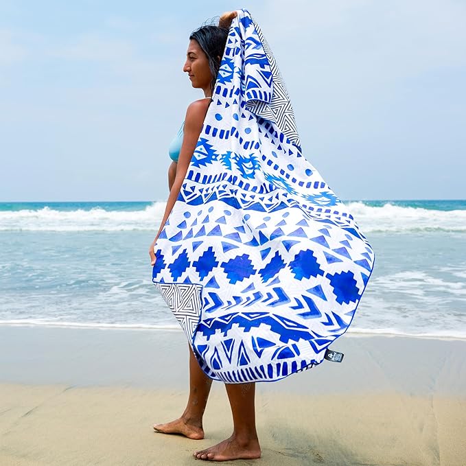 Elite Trend Microfiber Beach Towel - Extra Large 78x35 Inch Sand Free Quick Dry Towel for Travel, Swimming, Pool, Yoga, Hiking, Camping – Lightweight Fast Drying Microfiber Towel Compact for Adults
