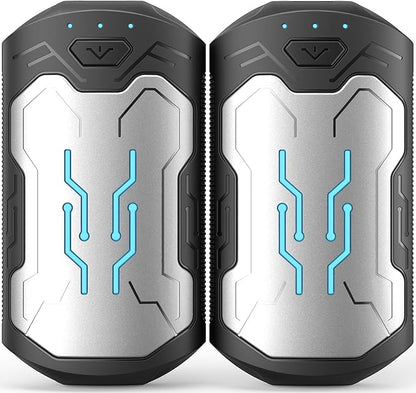 Hand Warmers Rechargeable 2 Pack, ROFWIZ 6000mAh Electric Portable Pocket Heater, are Great Warm Gifts for Women, Men, Heat Therapy, Raynauds, Outdoors, Hunting, Golf, Camping Gear