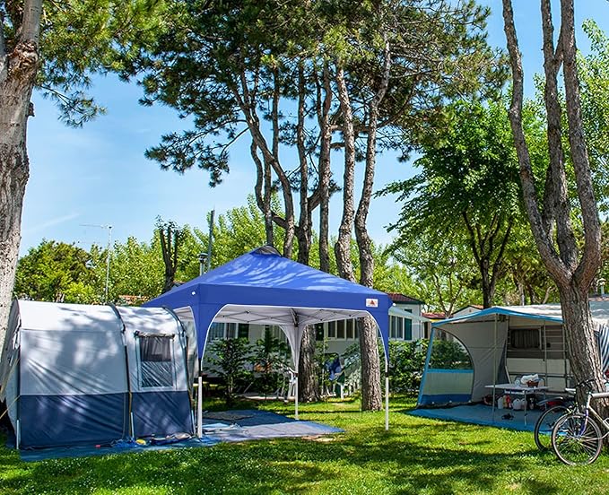 ABCCANOPY Outdoor Pop up Canopy Tent, 10x10 Instant Portable Canopy for Camping, Beach, Backyard (Royal Blue)