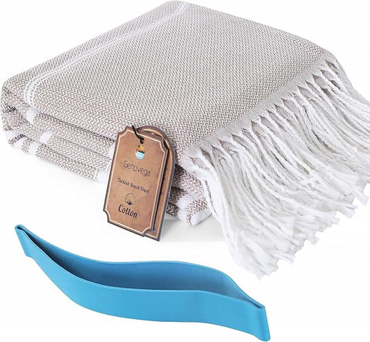 Turkish Beach Pool Towels Sandproof Lightweight Fast Drying Unique Happy Birthday Ideas Papa Dad Husband Brother Uncle Grandfather in Law from Wife Son Daughter Kids Expecting Men