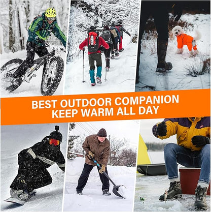 Heated Socks for Men Women, Battery Heated Socks, Electric Heated Socks for Camping Fishing Cycling Skiing Skating Hunting Hiking
