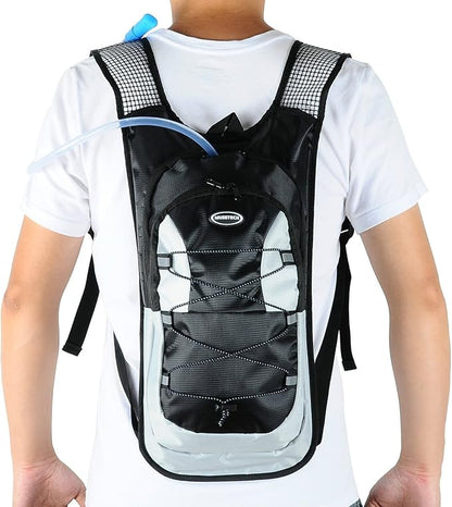 Monvecle Hydration Pack Water Rucksack Backpack Bladder Bag Cycling Bicycle Bike/Hiking Climbing Pouch + 2L Hydration Bladder