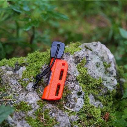 Fire Steel Holder for Kydex Sheath with Fire Steel, fire Starter kit, Camping Essentials, Survival kit, Outdoor, bushcraft, Knife Sheath, Magnesium fire Starter, Flint fire Starter,
