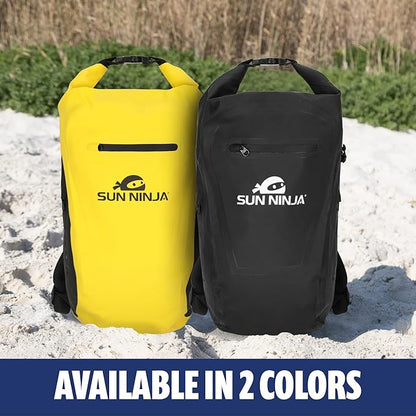 SUN NINJA Dry Bag Backpack, Waterproof Floating Drybag for Kayaking & SUP, Dry Bags Waterproof Backpack for Men & Women