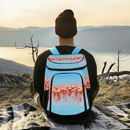 Cooler Backpack Insulated Leak Proof Beach Cooler Bag 30 Cans Waterproof Lightweight Soft Lunch Picnic Cooler for Men Women
