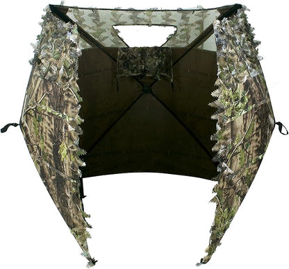 AUSCAMOTEK Pop Up Ground Blind for Deer Duck Turkey Hunting Portable Quick Setup Lightweight Green/Brown/Dry Grass Ground Peg Included