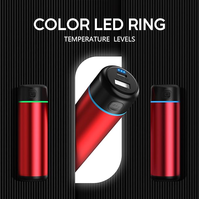 Rechargeable Hand Warmers, Electric Portable Hand Warmer, Split USB-C, Cool Cute Stuff Gadgets, Camping/Travel Essentials & Stocking Stuffers Gifts