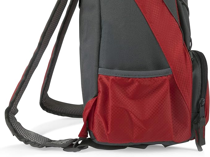 ONIVA - a Picnic Time brand PTX Backpack Cooler, Soft Cooler Backpack, Insulated Lunch Bag, (Red with Gray Accents)