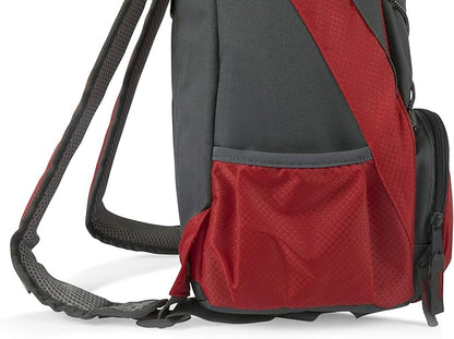 ONIVA - a Picnic Time brand PTX Backpack Cooler, Soft Cooler Backpack, Insulated Lunch Bag, (Red with Gray Accents)