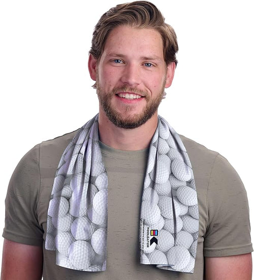 KOOLGATOR SPF 30 Cooling Towel for Face & Neck - Cooling Towels for Sports, Athletes, Gym, and Hot Weather - Men, Women & Kids