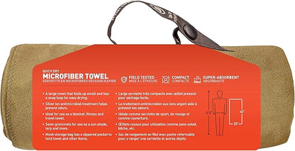 Gear AID Quick Dry Microfiber Towel for The Gym, Travel and Camping