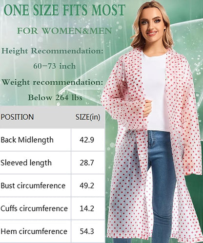 Rain Ponchos for Adults Reusable Raincoats Survival Heavy Duty Military Impermeable 2 Packs Rain Coat…